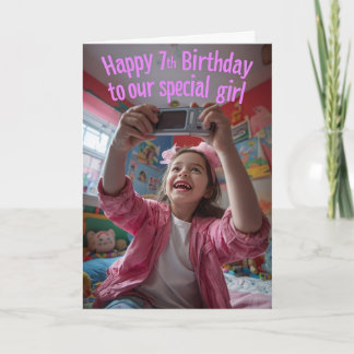 Happy 7th Birthday Card
