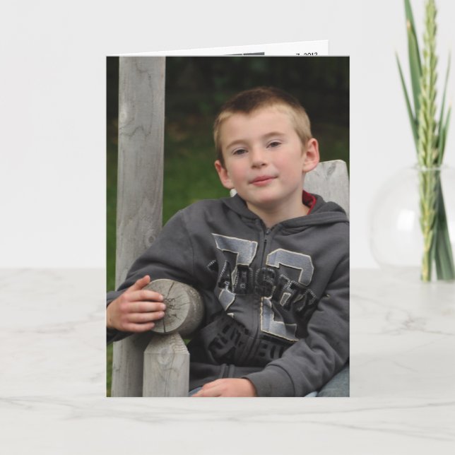 Happy 7th Birthday Card (Front)