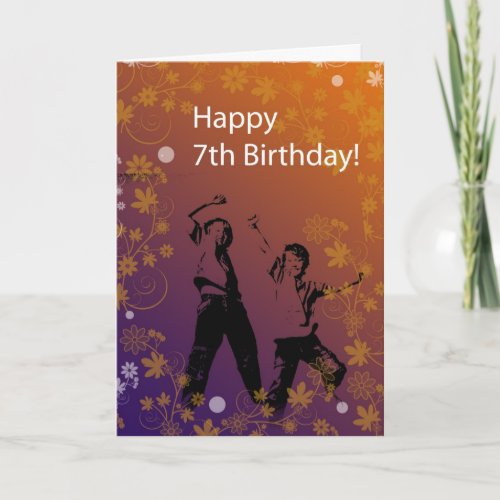 Happy 7th Birthday for Boy Card
