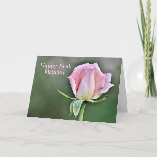 Happy 80th Birthday Card