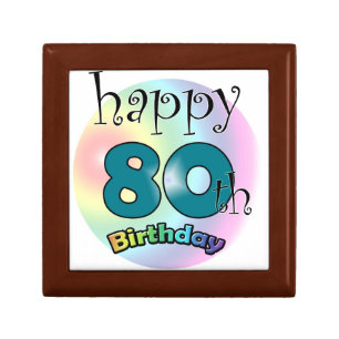Happy 80th Birthday Gift Box