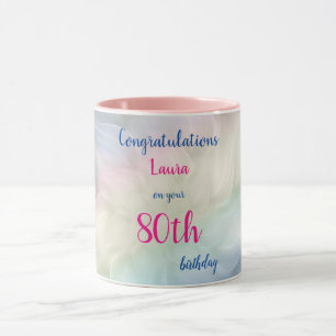 Happy 80th Birthday Mug