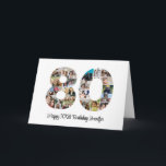 Happy 80th Birthday Number 80 Custom Photo Collage Card<br><div class="desc">Mark eighty years of wonderful memories and adventures with this captivating 80th Birthday Number Photo Collage. This customizable template is the perfect blend of creativity and sentiment, allowing you to create a truly memorable gift for your loved one's special day. Capture the essence of incredible years in a single masterpiece...</div>