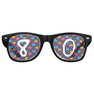 Happy 80th Birthday Retro Sunglasses