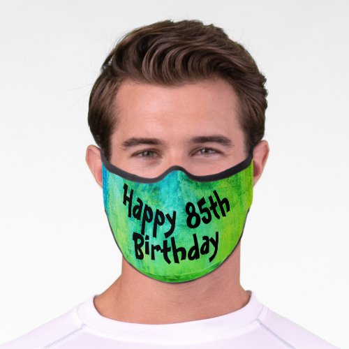 Happy 85th birthday face mask by dalDesignNZ