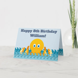 Happy 8th Birthday Card