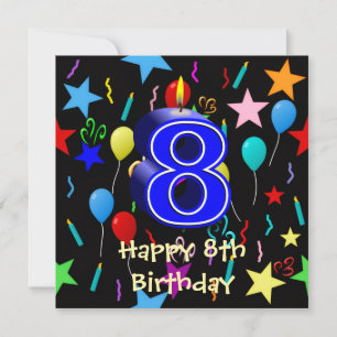 Happy 8th Birthday Greeting Card
