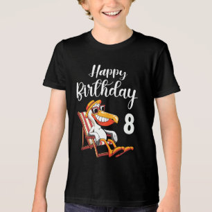 happy 8th birthday Tri-Blend shirt