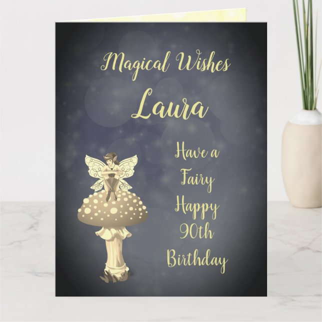 Happy 90th Birthday Greeting Card (Front)