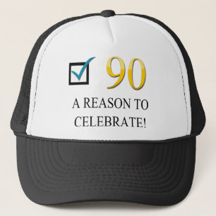 Happy 90th Birthday Trucker Hat