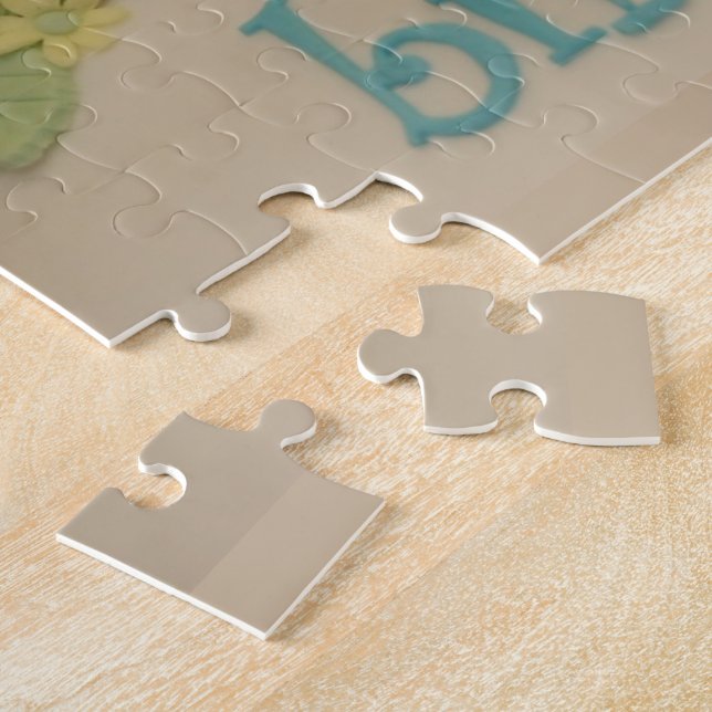 Happy 90th Colorful Birthday Jigsaw Puzzle (Side)