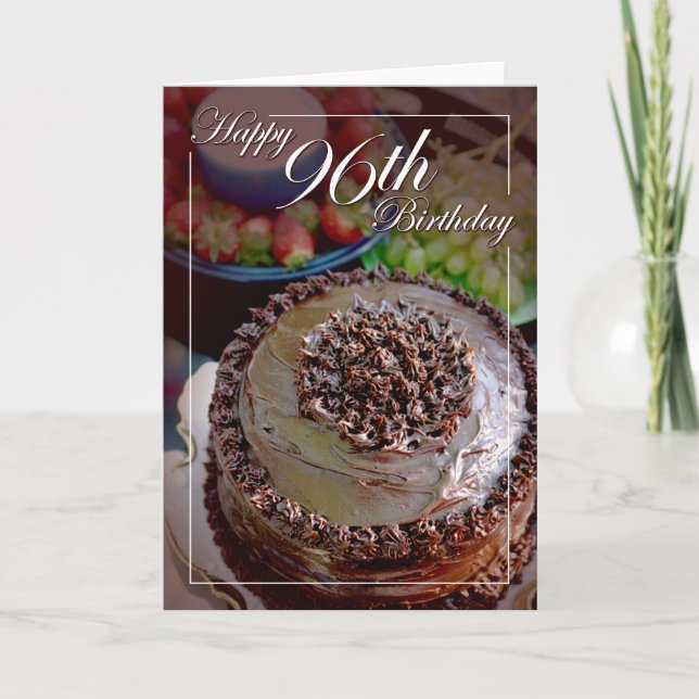 Happy 96th Birthday Card (Front)