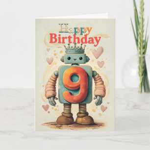 Happy 9th Birthday Card