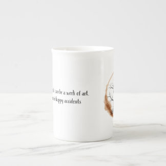 “Happy Accident” Fox Mug – Serene, Artsy, Thoughtf