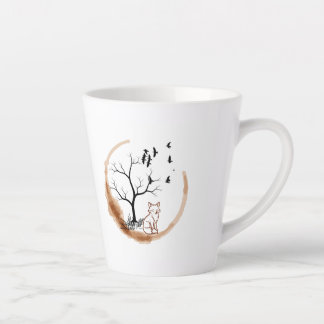 “Happy Accident” Fox Mug – Serene, Artsy, Thoughtf