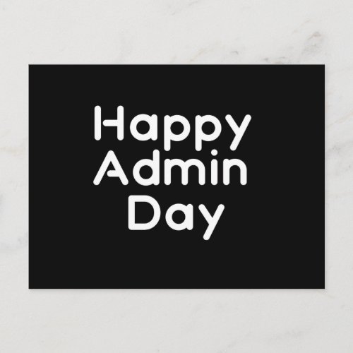 Happy Admin day Administrative professionals day Postcard