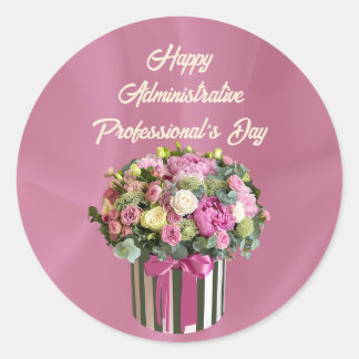 Happy Administrative Professional's Day 2025 Classic Round Sticker
