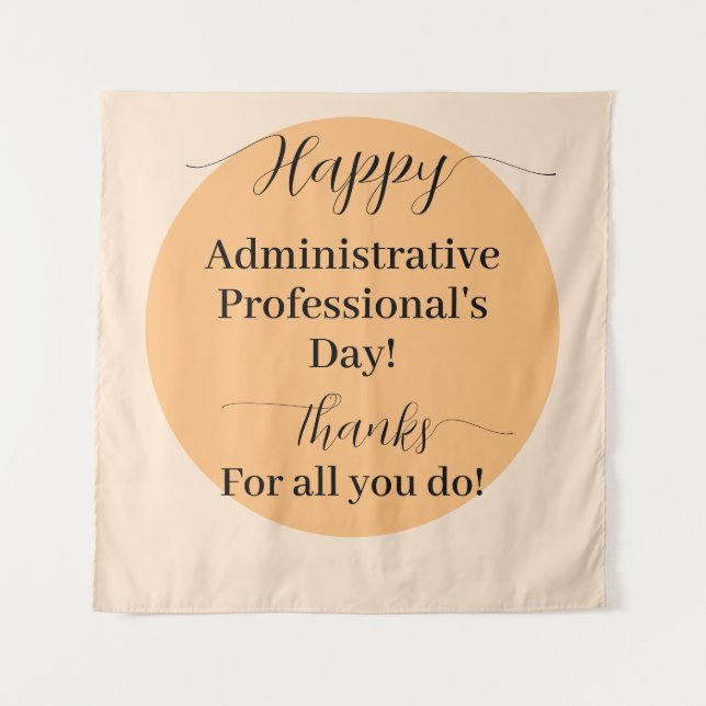 Happy Administrative Professional's Day Backdrop (Front)
