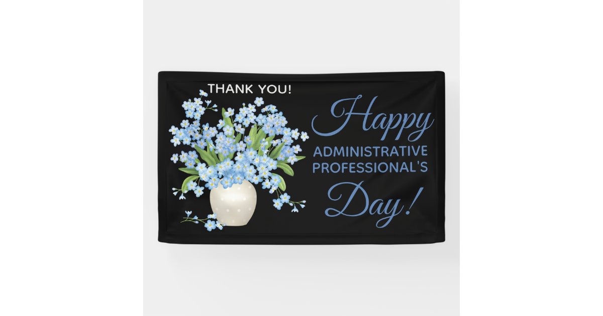 Happy Administrative Professional's Day Banner Zazzle