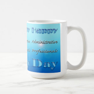 Happy Administrative Professionals Day Blue Coffee Mug