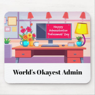 Happy Administrative Professionals Day Desk Mouse Pad