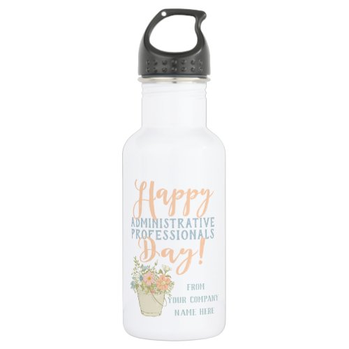 Happy Administrative Professionals Day Gift Stainless Steel Water Bottle