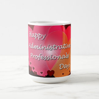 Happy Administrative Professionals Day Hearts Coffee Mug