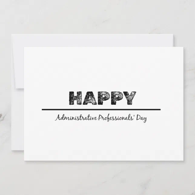 Happy Administrative Professionals' Day Invitation | Zazzle