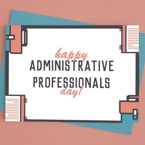 Happy Administrative Professionals Day  Postcard