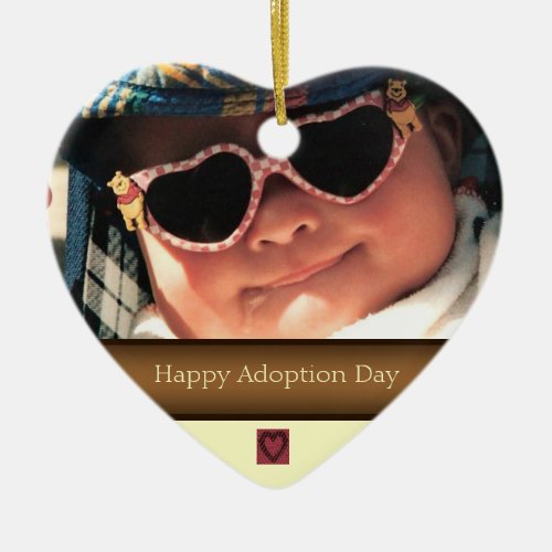 Happy Adoption Day Photo Ornament