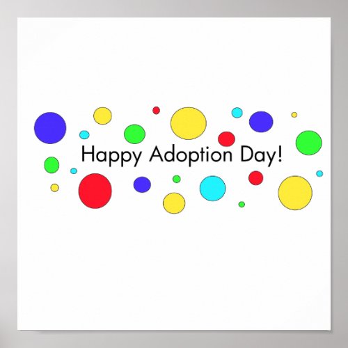 Happy Adoption Day Poster