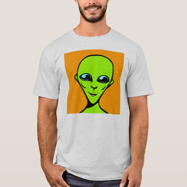 Happy Alien/ET T-Shirt (Front)