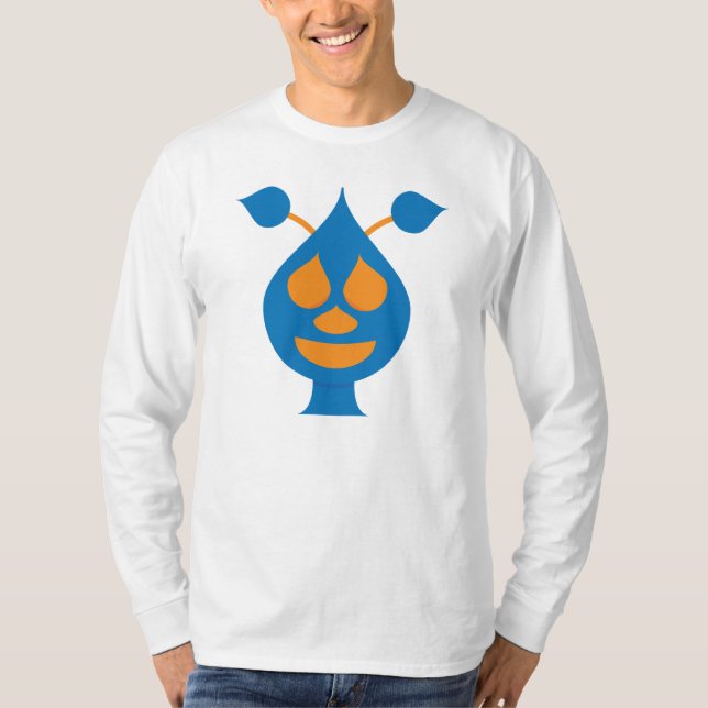 Happy Alien Long Sleeve T-Shirt (Front)