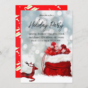 Happy and blessed Christmas celebration  Invitation