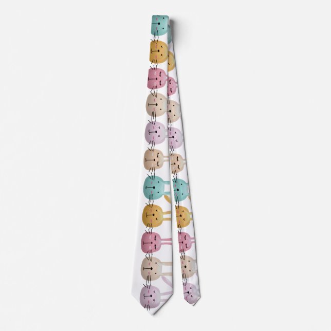 Happy and blessed Easter Neck Tie (Front)