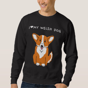 Happy And Cute Corgi Welsh Dog Sweatshirt