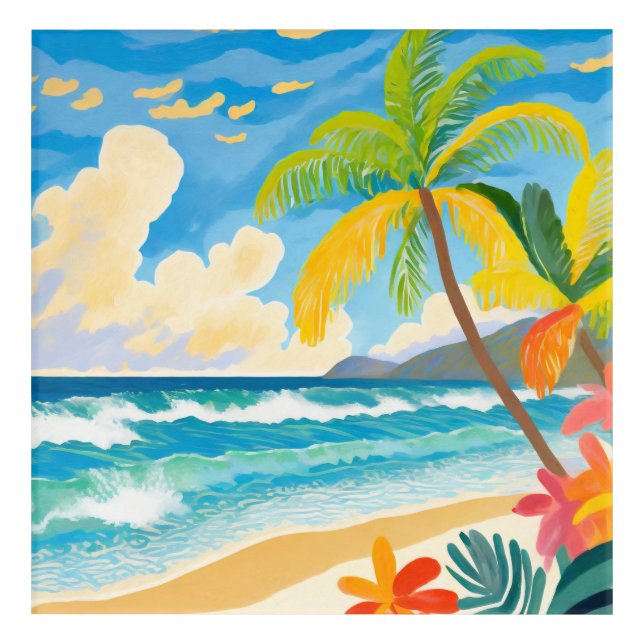 Happy and Fun beach art 2 (Front)