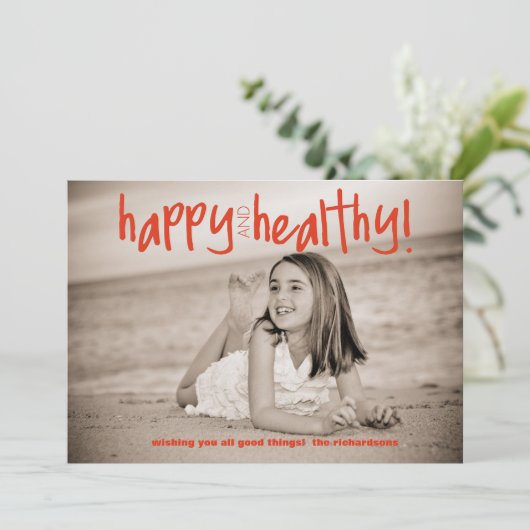 Happy and Healthy Red with Back Photo (Standing Front)