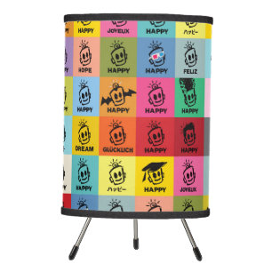 HAPPY and light Tripod Lamp