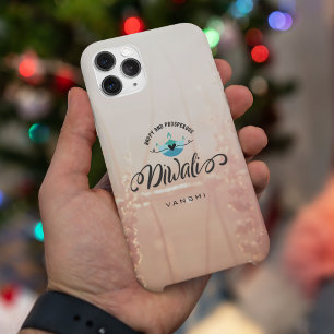 Happy and prosperous Diwali customisable modern iPhone 13 Pro Case