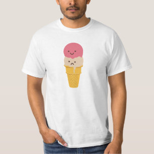 Happy and Sad Ice Cream Cone T-Shirt