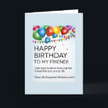 HAPPY AND VERY SPECIAL BIRTHDAY MY FRIEND CARD<br><div class="desc">WE ALL HAVE THAT **VERY SPECIAL FRIEND** IF WE ARE FORTUNATE ENOUGH... .AND WHEN IT IS HIS OR HER BIRTHDAY ISN'T IT NICE TO LET THEM KNOW ***JUST HOW SPECIAL HE OR SHE IS***</div>
