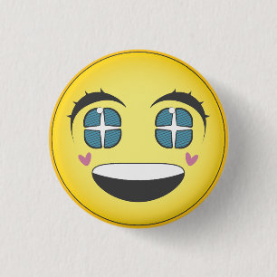Happy anime face button