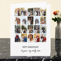 Happy Anniversary 20 Wedding Photo Collage