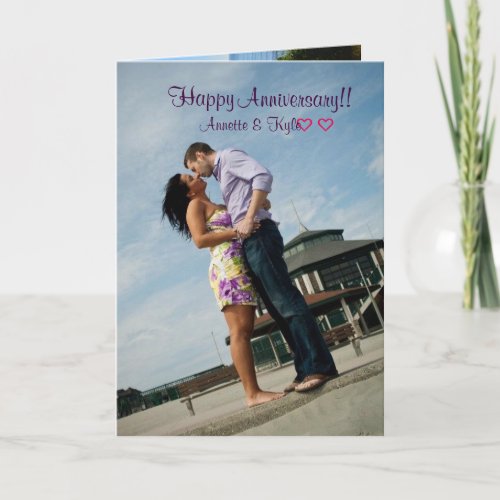 Happy Anniversary  All Occasion Card5 x 7 Card