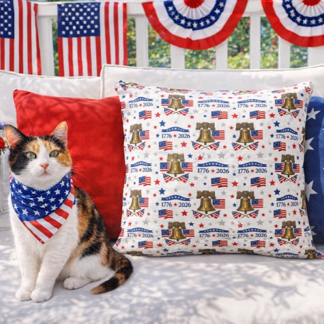 Happy Anniversary America 250 Years  Outdoor Pillow (Creator Uploaded)