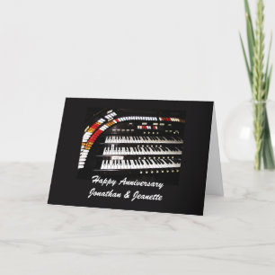 Happy Anniversary, Ancient Organ, Greeting Card