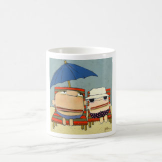 happy anniversary. beach mug. love the beach coffee mug