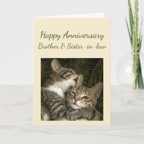 Happy Anniversary Brother  Sister_in_law Couple  Card