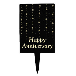 Happy Anniversary cake topper